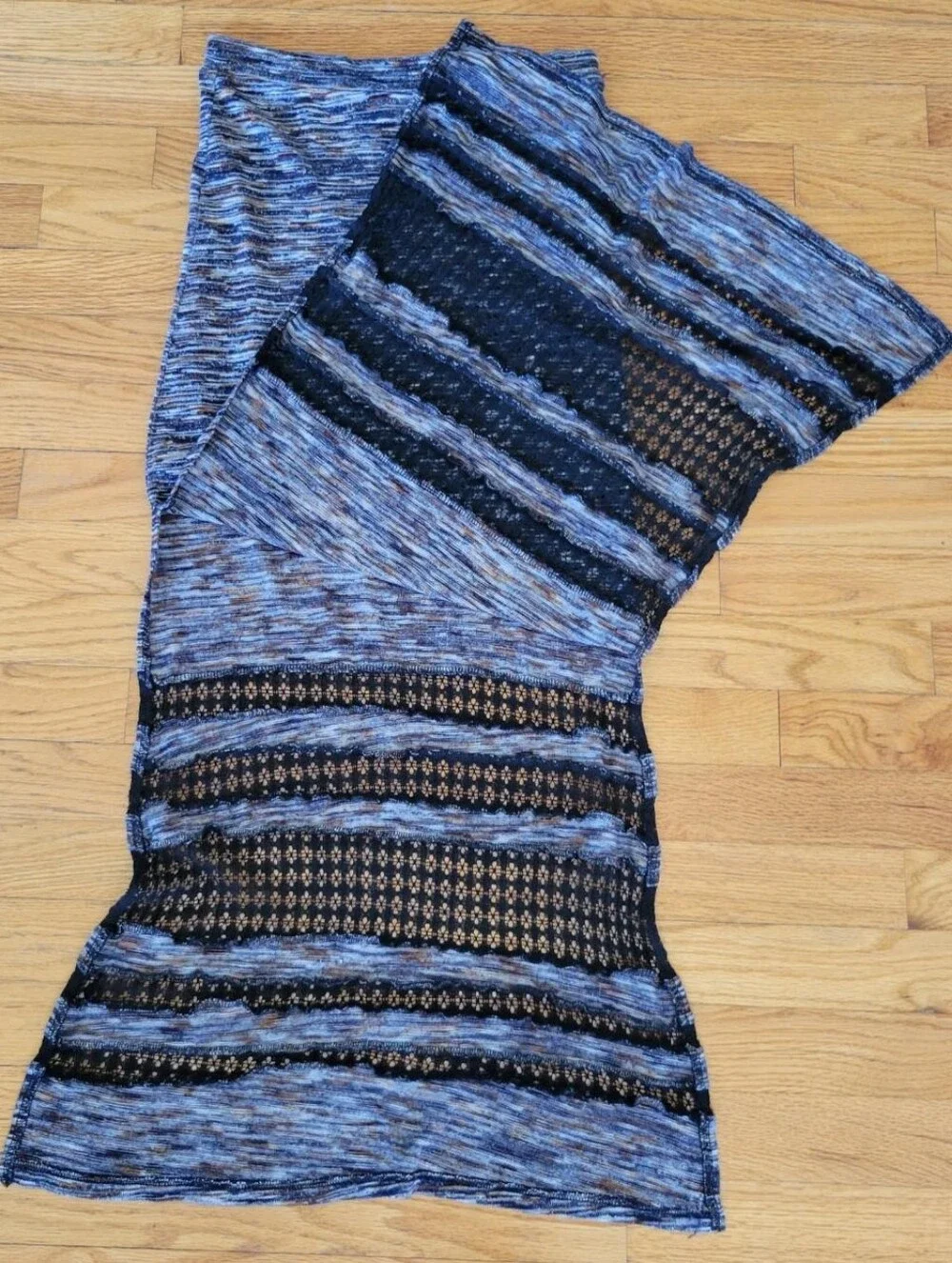 Mystree | Heathered Knit Maxi Skirt